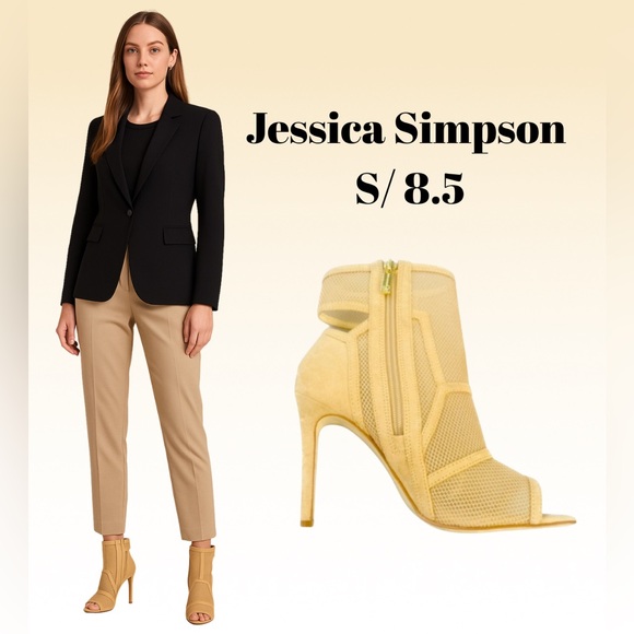 Jessica Simpson Shoes - Jessica Simpson Bootie Beige Boots for Women S/8.5